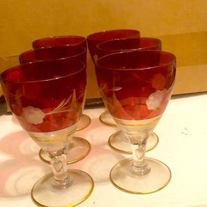 WINE GLASSES Set of 6